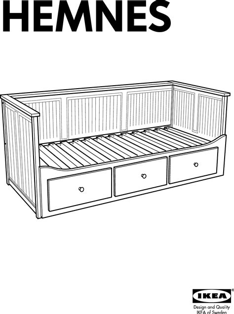 ikea hemnes daybed instruction manual.